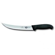 Victorinox Cutlery 8-Inch Curved Breaking Knife, Black Fibrox Handle picture
