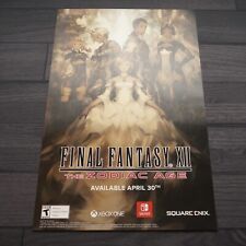 PAX West 2017 | Final Fantasy X & XII Zodiac Age Double Sided Poster | 17” x 11” picture