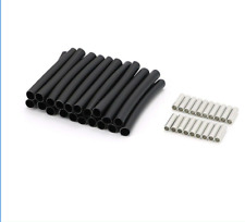 20pcs Heat Shrink Sleeves Wire Connection Carbon Fiber Floor Cable Copper Tubes picture