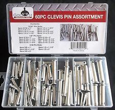60pc GOLIATH INDUSTRIAL CLEVIS PIN ASSORTMENT 21 SIZES CPA60 HITCH TRACTOR picture