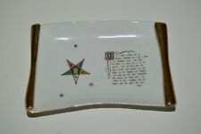 NICE Vintage Order of the Eastern Star Ceramic Masonic Wall Art Hanging Rare picture