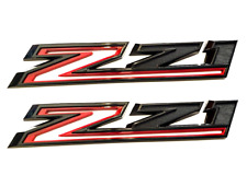 2PCS Red Gloss Black 2019-2021 Silverado Z71 Emblem Badge 84632695 Nameplate picture