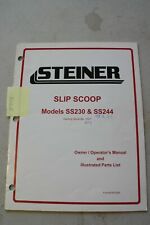 Steiner 230 & 244 Slip Scoop Operator's and Parts Manual picture