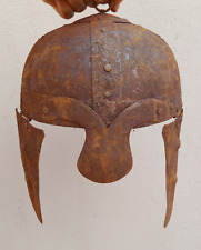 EXTREMELY RARE ANCIENT WORIOR CRUSSADERS IRON FULL SIZE HEAD HELMET picture