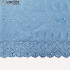 Daisy in Leaf 100% Cotton Embroidered Eyelet Fabric 42