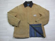 Vintage 80s 90s CARTERS Blanket Lined Duck Canvas Chore Barn Work Coat Size 46 picture