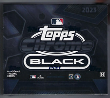2023 Topps Chrome Black Baseball Factory Sealed Hobby Box picture