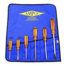 Ampco Safety Tools M-39 Nonspark Screwdriver Set,Slotted/Phllps,6 Pcs picture