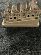 Vintage Otagiri San Francisco Painted Ladies Butter Dish Made In Japan picture
