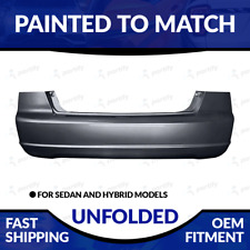 NEW Painted To Match 2001-2003 Honda Civic Sedan Unfolded Rear Bumper picture