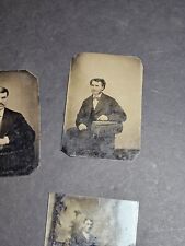 Collection of 6 tintypes of various people picture