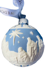 WEDGWOOD BLUE NATIVITY BALL ORNAMENT NEW IN BOX  picture