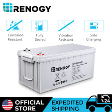 Renogy 12V 200AH Deep Cycle AGM Battery Rechargable for RV Solar Marine Off-Grid picture