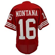 Joe Montana Jersey Red San Francisco | M-5XL Custom Sewn Stitched picture