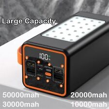 66W 1/2/3/50000mAh Power Bank PD 20W External Portable Battery Fast Charging LED picture