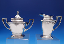 Trianon by International Sterling Silver Sugar and Creamer Set 2pc#C310 (#7628) picture