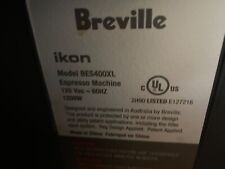 Breville Ikon BES400XL Espresso Machine Maker Stainless Steel W/ Portafilter - picture
