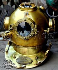 Antique Royal Scuba Diving US Navy Mark V Deep Sca Vintage Divers Helmet Replica picture