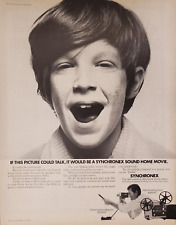 1970 Synchronex Sound Home Movie System Vintage Print Ad picture