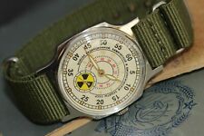 Men's Vintage Soviet Wristwatch Radiation troops russian Watches /Serviced & picture