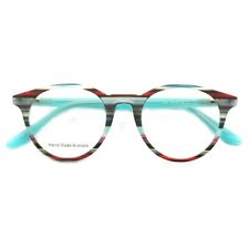 Vintage Round Eyeglasses Frames Men Women Retro Acetate Oval Glasses Spectacles picture
