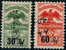 Stamp Germany Revenue WWII Fascism War Era Import Duty Tax Set Used picture