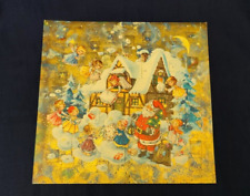Christmas Advent Calendar printed in West Germany Vintage w/Envelope  picture