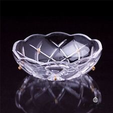 4-Inch Asfour Crystal Chandelier Bobeche, Clear with Gold Pin, Crystal Bobeche picture