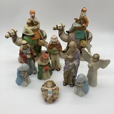 Christmas Around the World Lot of 10 Deluxe Nativity Figurines picture