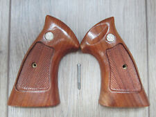 S&W N Frame Grips Vintage Factory Walnut Target Football Cut Smith & Wesson picture