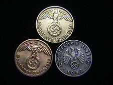 Rare WW2 German Coins Historical WW2 Authentic Artifacts picture