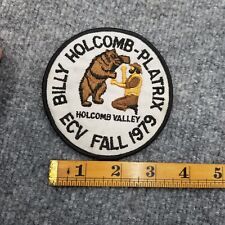 Vintage Billy Holcomb Platrix ECV Fall 1979 Holcomb Valley Patch Grizzly Bear picture