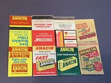 Vintage Medicine Matchbook Lot: “Anacin - Fast Pain Relief” picture