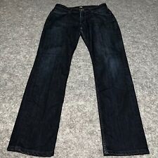 Paige Jeans Mens 33 Blue Dark Wash Normandie Backstage Faded Distressed USA picture