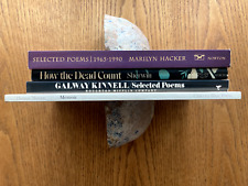 Lot of 4 SIGNED or INSCRIBED Poetry Books. Hacker, Kinnell, Sherwin, Moore. VG picture