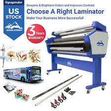 US STOCK 55in / 63in Full-auto Fide Top Heat Assist Laminator with Trimmers picture