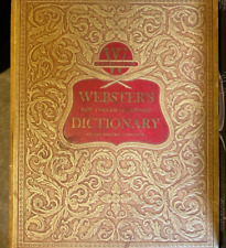 Vintage 1956 WEBSTER'S New Twentieth Century Dictionary Noah Webster picture