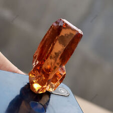 Natural Orange Sapphire Uncut Rough Gemstone 283.85 Carat Certified Raw Rough picture