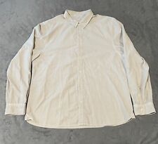 James Perse Standard Shirt Mens 5 XXL Toast Pigment Button Up Business Casual picture