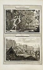 Antique Engraving - Pierre Mortier - The Death of Absalom - Amsterdam - F5 picture