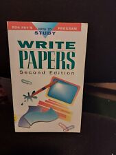 How to Study Ser.: Write Papers by Ron Fry (1994, Trade Paperback) 2nd Ed. H1B picture
