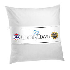 ComfyDown - Euro Square Pillow Insert FEATHER / DOWN  Sham Stuffer - ALL SIZES picture