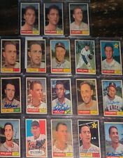 1961 Topps Los Angeles Angels Autographed Cards Lot. picture
