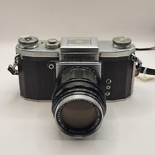 Vtg 1953-54 praktiflex fx camera Kimura f=105mm 1:28 lens photography 