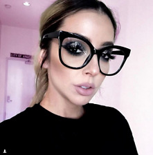 XXL OVERSIZED Cat Eye MISS GORGEOUS  Clear Eyeglasses Glasses COMPUTER LENS picture