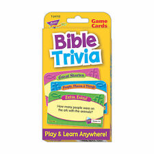 Bible Trivia Challenge Cards, Religious, Educational, 1 Piece picture