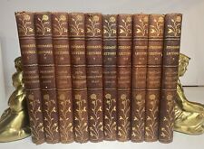 Antique 1897-1903 Stoddard's Lectures HC 14 Vol. Set Illustrated Travel Leather picture