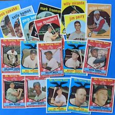 1959 Topps- HIGH NUMBER Series - Pick One - RC AS HOF Mantle Aaron UPDATED 4/9 picture