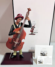  Ebony Visions The Bassist by John Holyfield Artist Select Lenox Figurine New picture