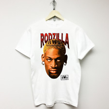 Dennis Rodman T Shirt vtg rap 80s Tee Size S-3XL picture